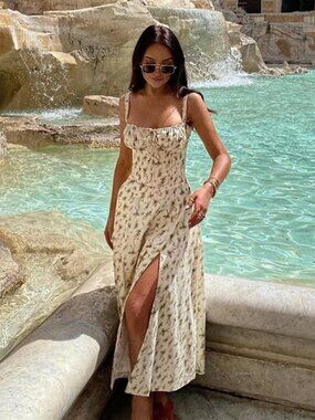 Sophisticated Wrap Midi Dress in Satin